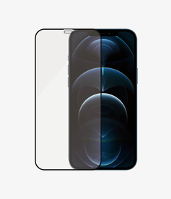 Blueo Mr. Gorilla Glass 5D Strong HD Szkło Hartowane 9H na Cały Ekran do iPhone 12 Pro Max (Czarna Ramka)
