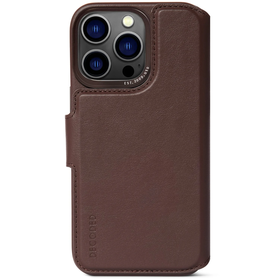 Decoded Leather Detachable Wallet Etui do iPhone 14 Pro (Kompatybilne z MagSafe) (Brown)