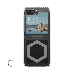 Urban Armor Gear UAG Plyo Pro Etui do Samsung Galaxy Z Flip5 (Kompatybilne z MagSafe) (Ice/Silver)