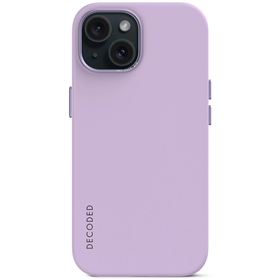 Decoded AntiMicrobial Silicone Etui do iPhone 15 / iPhone 14 / iPhone 13 (Kompatybilne z MagSafe) (Lavender)