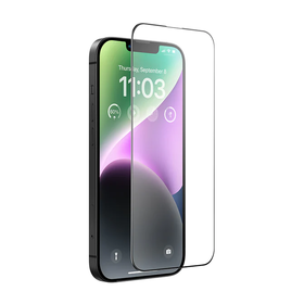 Veason Magic Box 6D Pro Szkło Hartowane z Systemem Montażowym na Ekran do iPhone 14 / iPhone 13 Pro / iPhone 13 (Black/Clear)