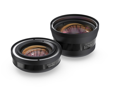 ShiftCam Photography ProLens Kit Zestaw Obiektywów do Fotografii Mobilnej (60mm, 18mm)