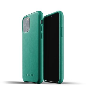 (EOL) Mujjo Full Leather Case Etui Skórzane do iPhone 11 Pro (Alpine Green)