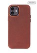 [End of Life] Decoded Back Cover Etui Skórzane z MagSafe do iPhone 12 Mini (Brown) (1)