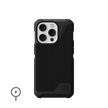 Urban Armor Gear UAG Metropolis LT Etui do iPhone 14 Pro (Kompatybilne z MagSafe) (Kevlar Black) (1)