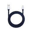 [End of Life] Just Mobile AluCable Flat Kabel USB ze Złączem Lightning MFI 1,2 m (Silver) (1)