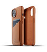 [End of Life] Mujjo Full Leather Wallet Case Etui Skórzane na Karty do iPhone 13 (Brown) (2)
