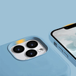 (EOL) Crong Color Cover Etui Silikonowe do iPhone 13 Pro Max (Błękitny) (3)