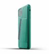 (EOL) Mujjo Full Leather Wallet Case Etui Skórzane na Karty do iPhone 11 Pro Max (Alpine Green) (3)