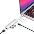 Satechi Slim Multiport Hub Adapter z Portem USB-C, USB-C, 4K HDMI, 2x USB-A do Urządzeń Mobilnych (Silver) (4)