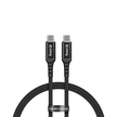 [End of Life] Crong Armor Link Kabel 60 W z USB-C na USB-C w Oplocie (1,5 m) (Czarny) (3)