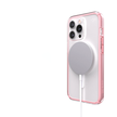 [End of Life] Speck Presidio Perfect-Clear with Impact Geometry MagSafe Etui Ochronne do iPhone 13 Pro Max z Powłoką Microban (Clear/Rosy Pink) (4)
