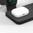 Mophie Snap+ 3-in-1 Wireless Charging Stand Ładowarka Bezprzewodowa 15 W do iPhone / Apple Watch / AirPods (Kompatybilne z MagSafe) (Black) (4)