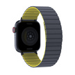 [End of Life] JCPal FlexForm Pasek do Apple Watch SE / 9 / 8 / 7 / 6 / 5 / 4 (41 / 40 / 38 mm) (Gray/Yellow) (2)