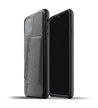 (EOL) Mujjo Full Leather Wallet Case Etui Skórzane na Karty do iPhone 11 Pro Max (Black) (1)