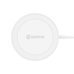 Griffin Magnetic Wireless Charge Ładowarka Bezprzewodowa MagSafe 15 W (White) (4)