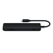 Satechi Slim Multiport with Ethernet Hub Adapter z Portem USB-C, USB-C PD, 2x USB-A, 4K HDMI, Ethernet, Czytnik Kart Micro/SD do Urządzeń Mobilnych (Black) (3)