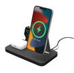 Mophie Snap+ 3-in-1 Wireless Charging Stand Ładowarka Bezprzewodowa 15 W do iPhone / Apple Watch / AirPods (Kompatybilne z MagSafe) (Black) (1)