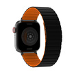 [End of Life] JCPal FlexForm Pasek do Apple Watch Ultra 2 / Ultra 1 / SE / 9 / 8 / 7 / 6 / 5 / 4 (49 / 45 / 44 / 42 mm) (Black/Orange) (2)