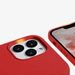 (EOL) Crong Color Cover Etui Silikonowe do iPhone 13 Pro (Czerwony) (3)