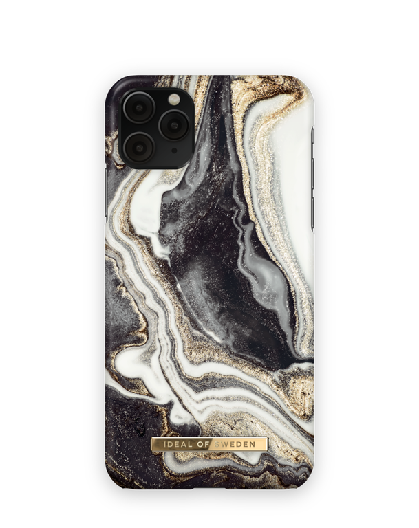 (EOL) iDeal of Sweden Printed Case Etui Obudowa do iPhone 11 Pro Max / iPhone Xs Max (Golden Ash Marble) (1)