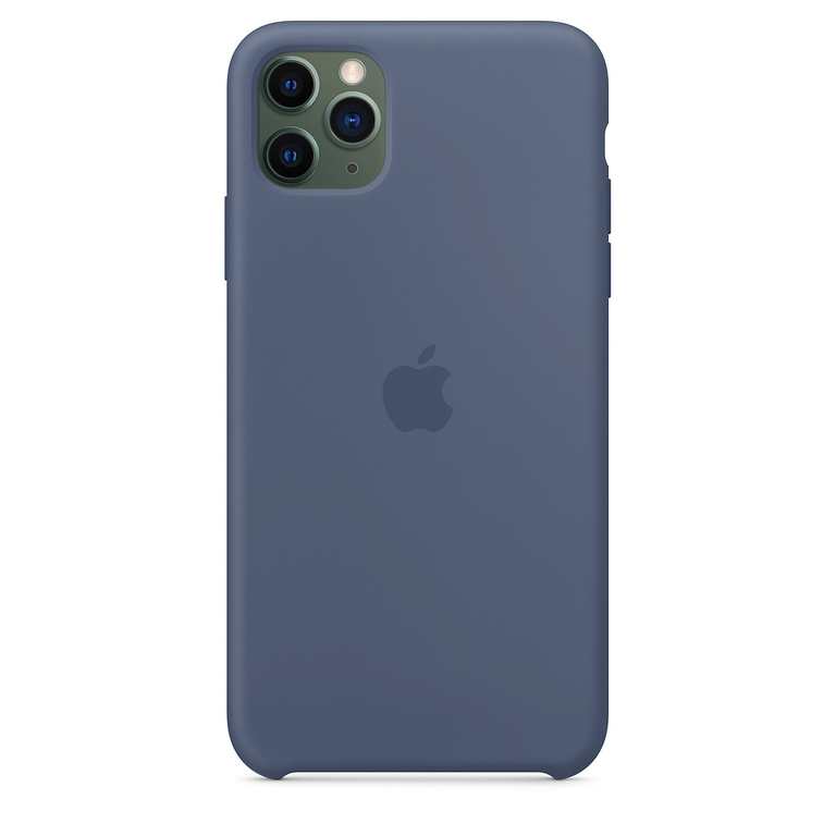 [End of Life] Apple Silicone Case Oryginalne Silikonowe Etui do iPhone 11 Pro Max (Nordycki Błękit) (1)