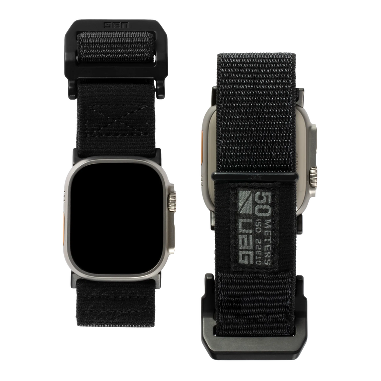 [End of Life] Urban Armor Gear UAG Active Pasek do Apple Watch Ultra 2 / Ultra 1 / SE / 9 / 8 / 7 / 6 / 5 / 4 (49 / 45 / 44 / 42 mm) (Graphite) (1)