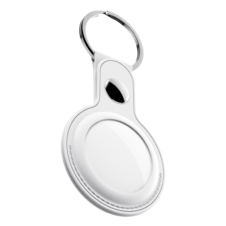 KeyBudz Keyring Etui do Apple AirTag 2-Pack (White) (1)