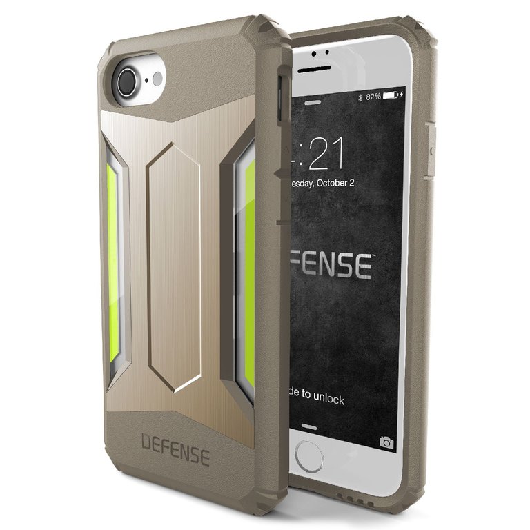 [End of Life] X-Doria Defense Gear Etui Aluminiowe do iPhone 8 / 7 (Gold) (1)