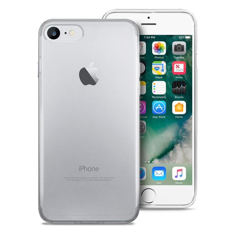 Puro 0.3 Nude Silikonowe Etui do iPhone SE (2022 | 2020) / iPhone 8 / iPhone 7 (Przezroczysty) (1)