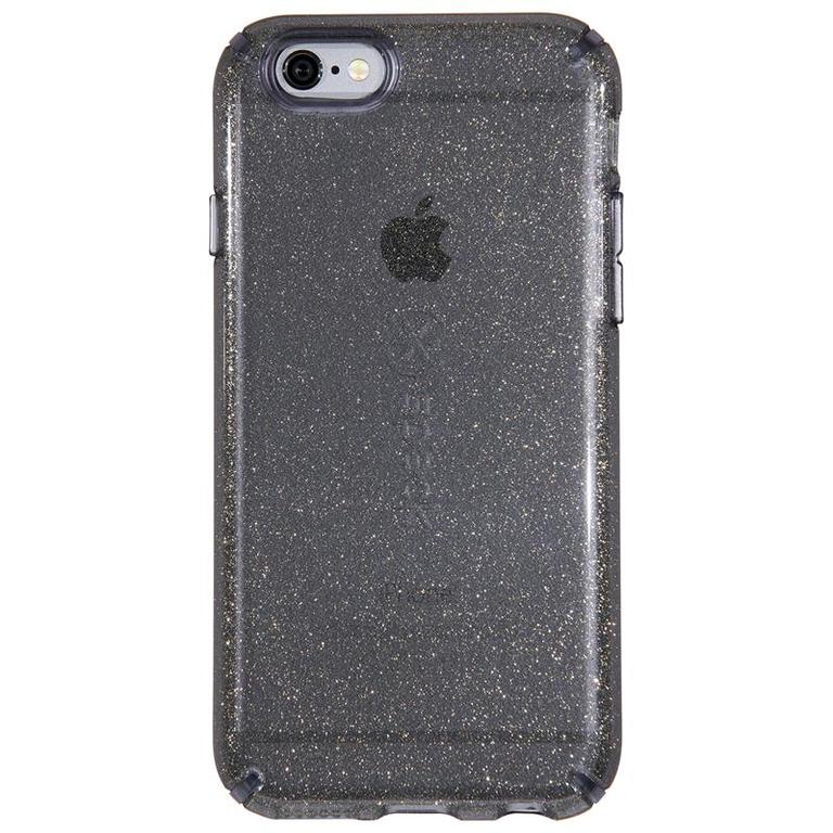 [End of Life] Speck CandyShell Clear With Glitter Etui Obudowa do iPhone 6S / 6S (Onyx/Gold Glitter) (1)