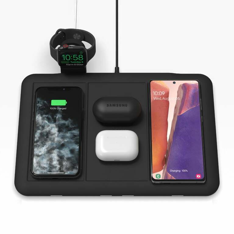 Mophie Wireless Charging Mat Ładowarka Bezprzewodowa do iPhone / Apple Watch / AirPods (Black) (1)