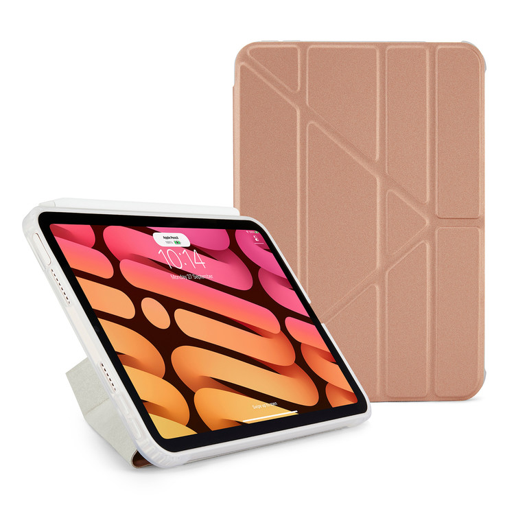 [End of Life] Pipetto Origami TPU Case Ochronne Etui do iPad Mini 6 (2021) (Rose Gold) (1)