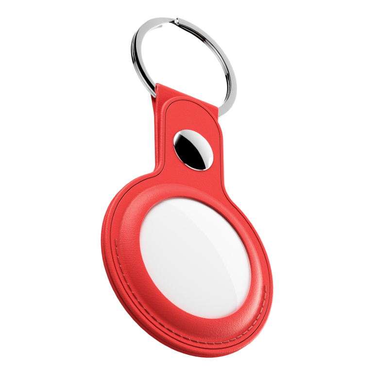 KeyBudz Keyring Etui do Apple AirTag 2-Pack (Red) (1)