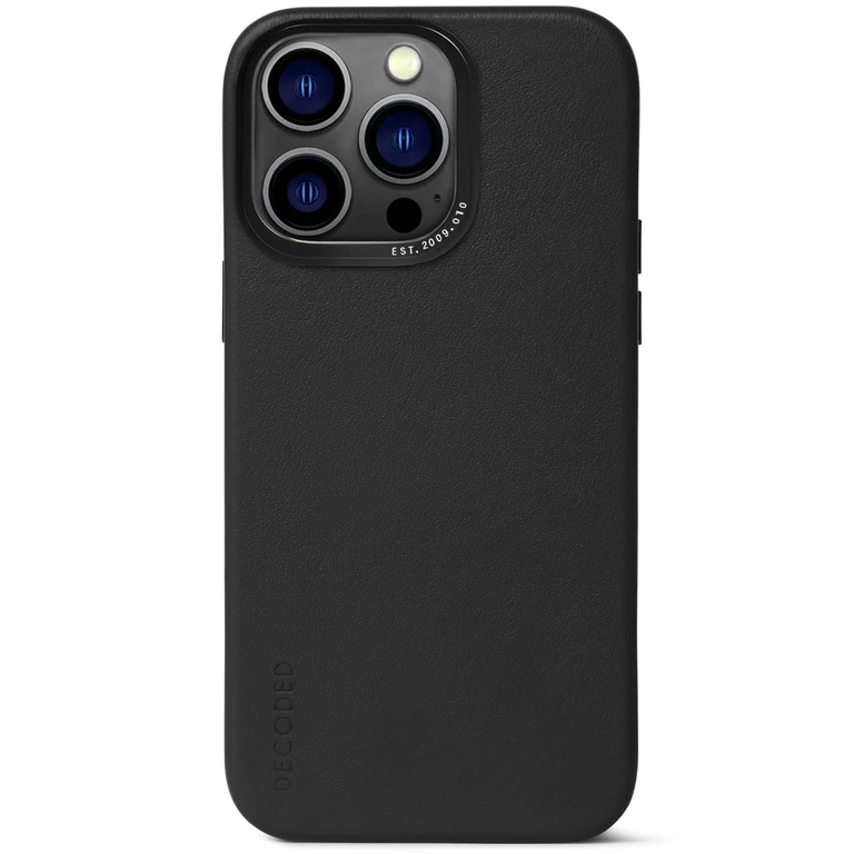Decoded Leather Etui do iPhone 14 Pro (Kompatybilne z MagSafe) (Black) (1)