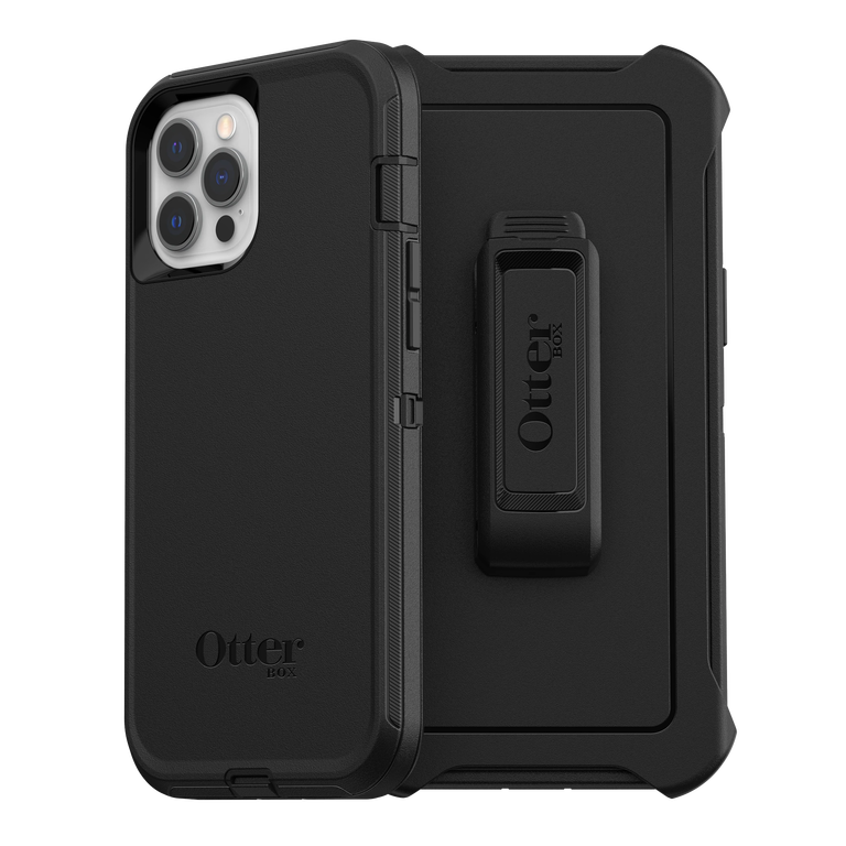 (EOL) OtterBox Defender Etui Pancerne z Klipsem do iPhone 12 Pro Max (Black) (1)