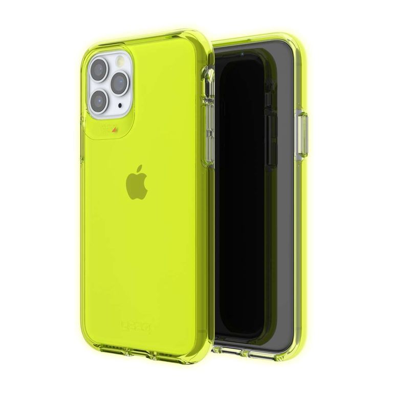 [End of Life] Gear4 Crystal Palace Neon Etui Obudowa do iPhone 11 Pro Max (Neon Yellow) (1)