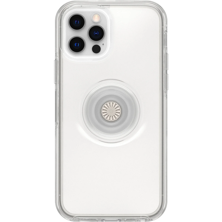 [End of Life] OtterBox Symmetry Clear PopSockets Pancerne Etui do iPhone 12 Pro / iPhone 12 (Clear) (1)
