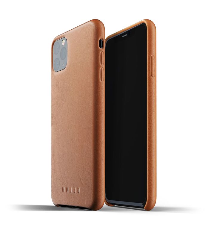 (EOL) Mujjo Full Leather Case Etui Skórzane do iPhone 11 Pro Max (Tan) (1)