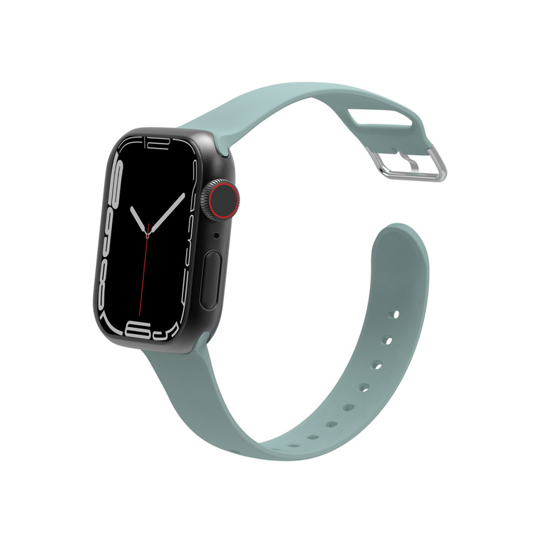 [End of Life] JCPal FlexBand Pasek Silikonowy do Apple Watch (45 mm) / Apple Watch (44 mm) / Apple Watch (42 mm) (Grennish Blue) (1)