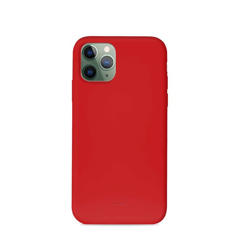 [End of Life] Puro Icon Cover Etui Silikonowe do iPhone 11 Pro (Czerwony) (1)