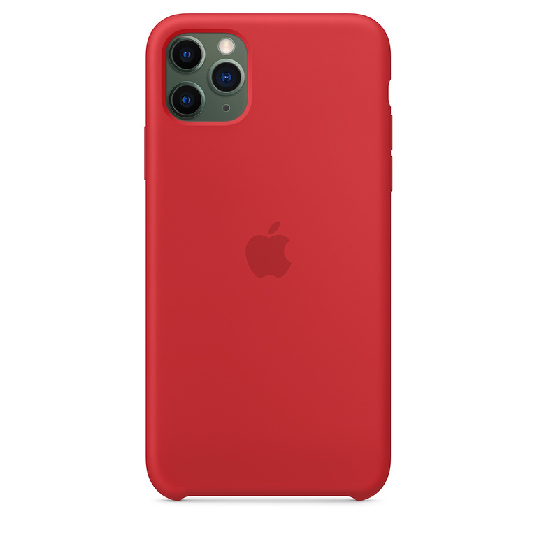 [End of Life] Apple Silicone Case Oryginalne Silikonowe Etui do iPhone 11 Pro Max (Czerwony) (Product) Red (1)